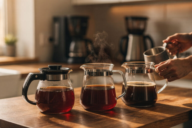 Coffee maker carafes