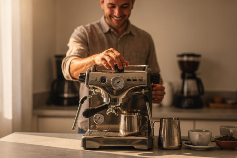 Manual espresso machines