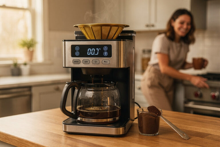 Programmable drip coffee makers