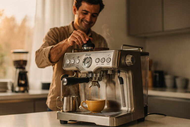 Semi-automatic espresso machines
